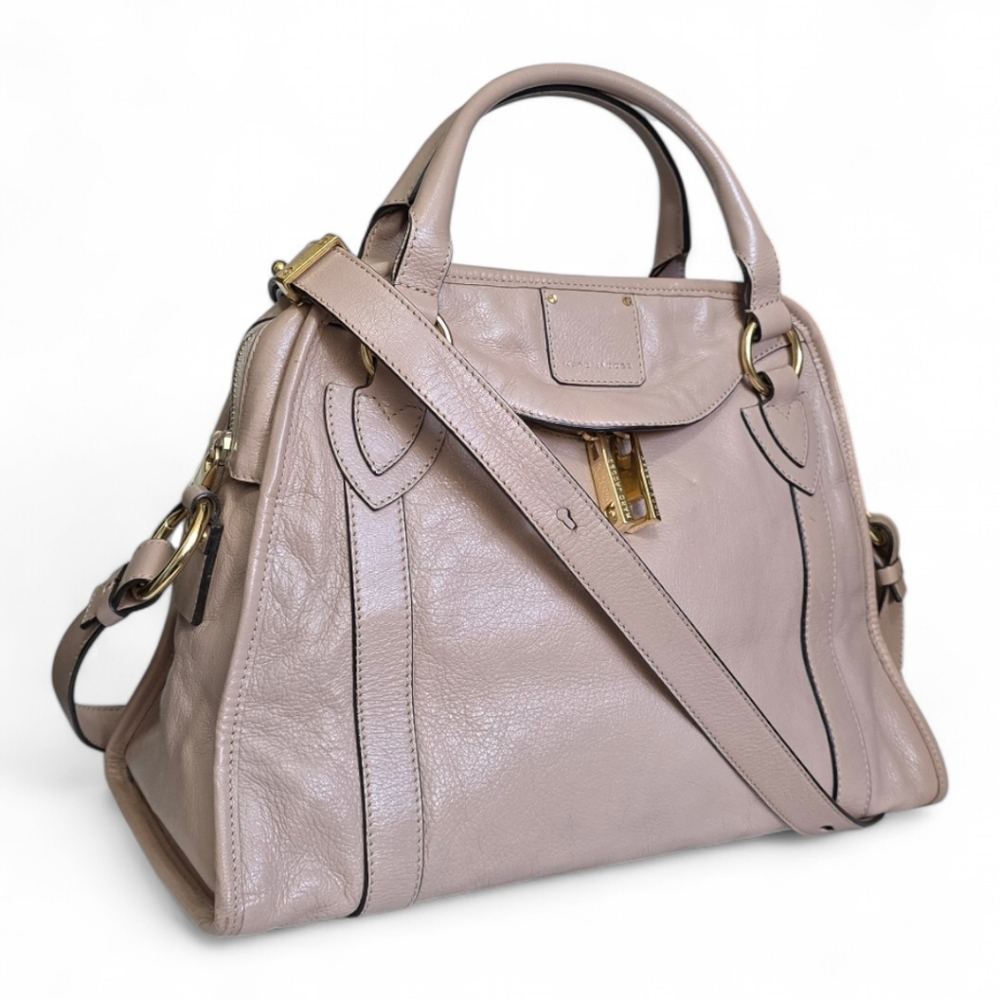 Marc Jacobs Leather Wellington Fulton Satchel